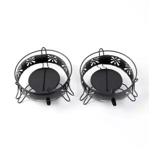 캠핑 알코올 스토브 2p 세트 알콜 고체 연료 버너 미니 핸디