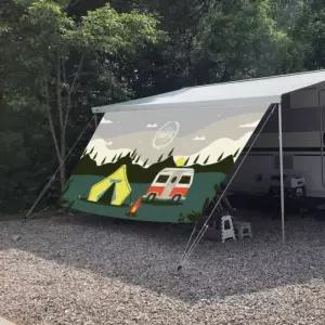 감성 캠핑 사이드월 메쉬 카라반 타프스크린 차박