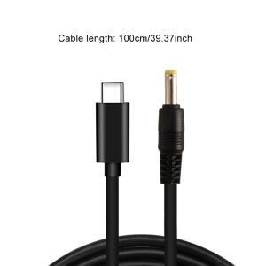 PD USB C 타입 DC 전원 케이블, CCTV 카메라 라우터 노트북 LED 스트립 라이트 스피커용, 3.5x1.35mm, 4.0x