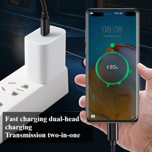 66W 5A 나일론 1m 2m 3m USB C to 타입 C 고속 충전 케이블 (범용 USB 충전기 전원 어댑터용 USB C 케이블)