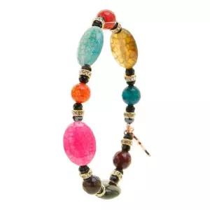 호연 불교 기원 팔찌 행운 건강 타원 패션 옥 합장주 염주