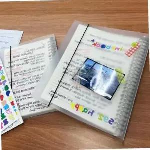 바인더 라인노트 반투명 B5바인더 B5