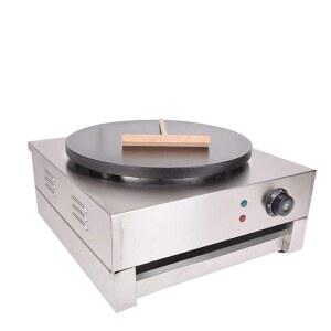 KOWO 전기 머신 팬케이크 만들기 그리들 110V 기계 평판 실버 크레페 대형 메이커 16인치