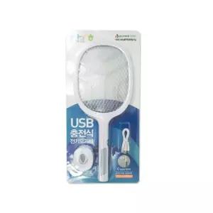 바른생활 USB충전식 전기모기채 1P 파리채 전자모기채 벌레퇴치