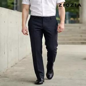 [지오지아]미라클 잔체크 멜란지네이비 정장팬츠 (ABE2SP1205_MNV)