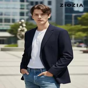 [지오지아]스탠다드 네이비 폴리 써커 자켓 S (AAE2KG1603_NV)