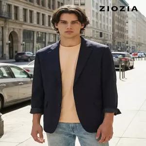 [지오지아]스탠다드 다크네이비 폴리 써커 자켓 S (AEE2KG1601_DNV)