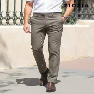 [지오지아]미라클 잔체크 다크베이지 정장팬츠 (ABE2SP1206_DBE)