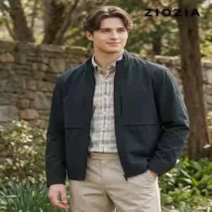 [지오지아]스탠다드핏 스탠카라 점퍼 (ABE2JJ1102)