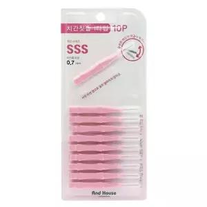 우일 덴탈치간칫솔I형10P SSS 0.7mm-8717