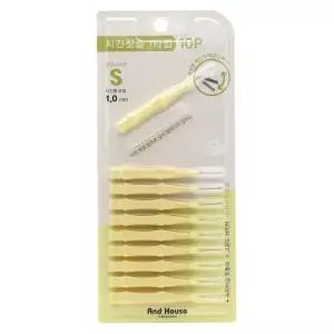 우일 덴탈치간칫솔I형10P S 1.0mm-8724