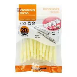 우일 치간칫솔I형 20P SSSS 0.4mm-8328