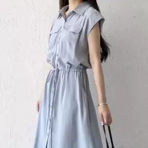 민소매 원피스 롱 여자 여성 여름 밴딩 기본 베 GWM