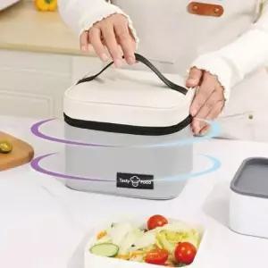 보온도시락가방 심플한 도시락 가방 런치백 보온 보냉 사각 수납