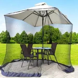 야외 야외모기장 캠핑 그늘막 파라솔 방충망 다용도 휴대용