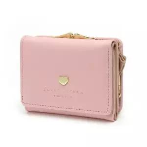 반지갑 가죽 핑크 패션지갑 미니지갑 학생지갑 델리