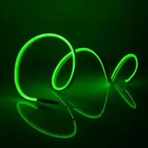 [Deco] LED 슬림형 줄조명 1M 그린 보급형 다용도 인테리어 호텔 카페 라인 라이트 무드등