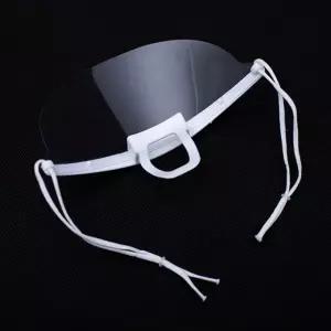 주방 조리용 플라스틱 투명 위생 마스크 10P DD-10389