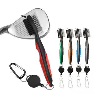 골프채클럽 헤드세척 브러쉬 솔 릴와이어 색상랜덤 RRa8+4EDW