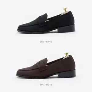 남자편한구두 깔끔한 캐주얼 기본 남성로퍼구두 스웨이드느낌 T33