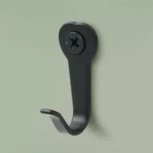 [JED] 색상 옷걸이 및 모자 블랙 벽 후크 걸이정리용 가방