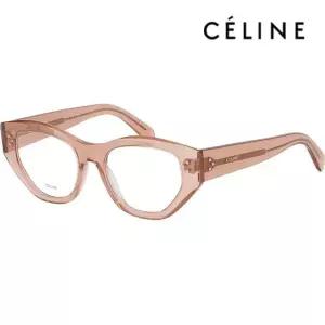 안경테 CL50111I 072 핑크 투명 캣아이 뿔테 명품