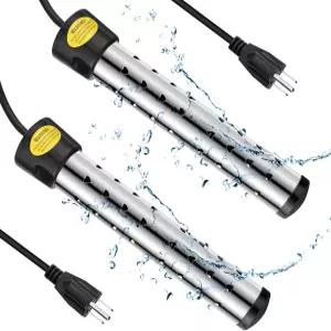 트레엘라 2개 침지 온수기 휴대용 전기 잠수 풀/온탕 히터 욕조 버킷 분지 5갤런 물을 몇 분 만에 304SS로