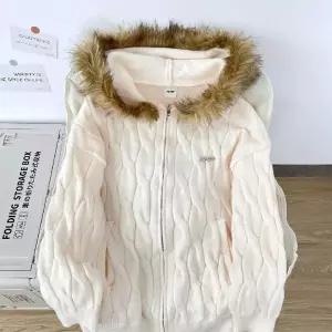 니트 추동 빈티지 집업 카디건 후드 털 칼라 가디건 남성패션 따뜻한 꽈배기 DL4