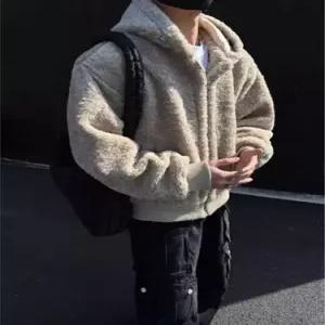 빈티지 겨울 캐시미어 퍼 카디건 후드 도톰 집업 기모 패딩 남성패션 DL4