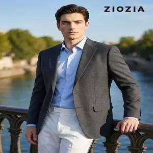 [지오지아]울 스판 그레이 정장자켓 (AAE2SB1301_GR)