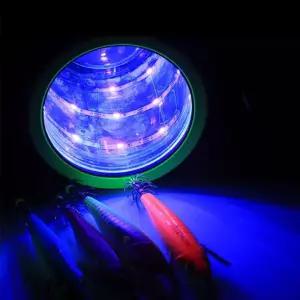 선상고정식 UV 에기 축광 케이스 원형 충전식