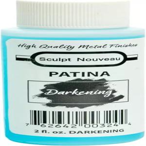 에이브스 스컬프트 누보 파티나스 - 노화 및 소박한 효과를 위한 다크닝 페인트 안전한 사용 금속 코팅