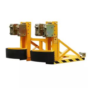 지게차 드럼 집게 오일 운반기 후크 기름통 피커 스태커 클램프