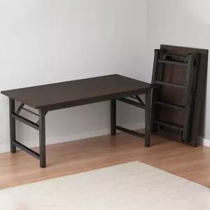 좁은집 원목 접이식 학생 데스크 수납 책상 멀티 접이식테이블 사이드 침대 탁자 틈새 주방