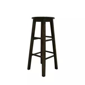 월넛 바의자 빈티지 회전 스툴 홈바 테이블 원목 바텐의자 쿠션 카페 키높이 다크 우드 바