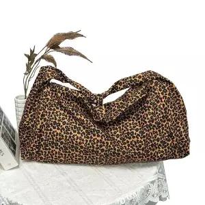 [셀러에이드]호피무늬 여성 빅 크로스백 숄더백 데일리백 쇼퍼백 보부상백