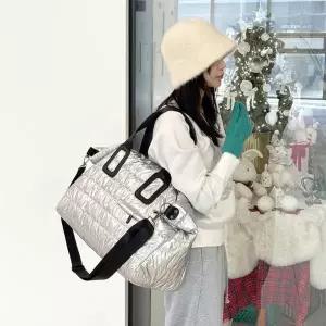 [셀러에이드]빅사이즈 여행용 보스턴가방 여행가방 크로스백 패딩보스턴백