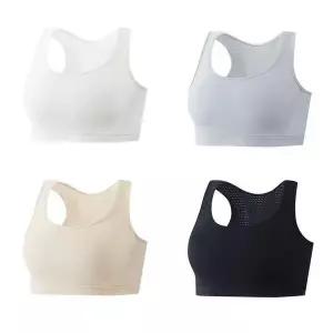 [JHQSYCCX_51IA]라텍스 스포츠 브라 탑 블랙 압박 XL (29514234A)