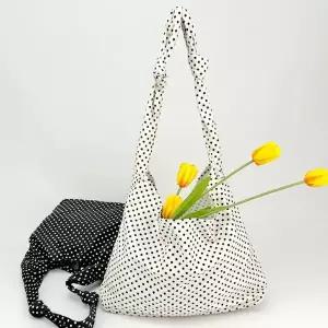 [셀러에이드]여성 올리비아팝 데일리백 땡땡이 숄더백 쇼퍼백