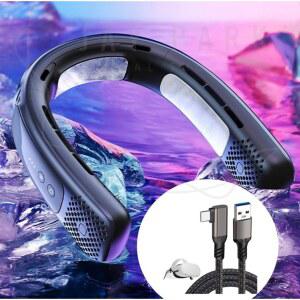 넥쿨러 냉풍 목선풍기 저소음 대용량 배터리 8000MAH 넥밴드