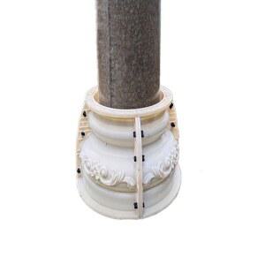 로마 기둥 장식 카페 소품 로마기둥장식 사원 웨딩 대형 석고기둥 받침 기둥장식