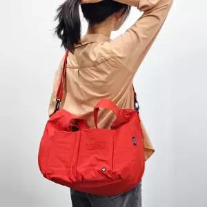 [셀러에이드]나일론 여성 투포켓 빅 숄더백 크로스백 쇼퍼백 빅숄더백 호보백