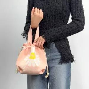 [셀러에이드]브랜드백 여성 니트 토트백 크로스백 숄더백 조리백 귀여운