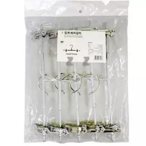 [생활] 5p 바지걸이 치마 집게 행거 옷걸이 바지 정장