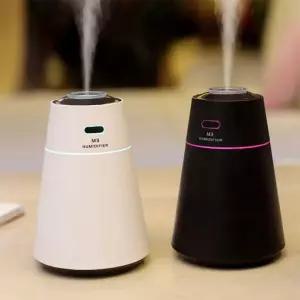 7가지 조명 부드러운 미스트 고분자 안개 가습기 미니가 usb가 케릭터가 미니케 침실