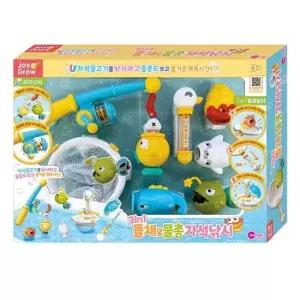 아기목욕장난감 3in1 뜰채 물총 자석 낚시놀이