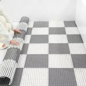 욕실 미끄럼방지 매트 건식 화장실 조립 바닥 발판 1P