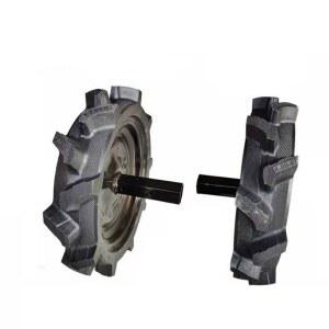 관리기 바퀴 통 타이어 세트 좌우 고무바퀴