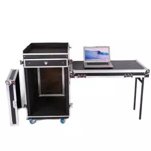 랙케이스 오디오 음향 케이스 이동식 믹서 랙서랍 콘솔 12U 하드