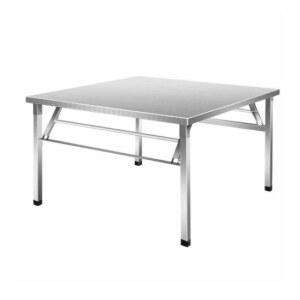 정사각형 테이블 스테인레스 접이식 탁자 스텐 책상 고깃집